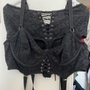 Torrid Black Strappy Lingerie